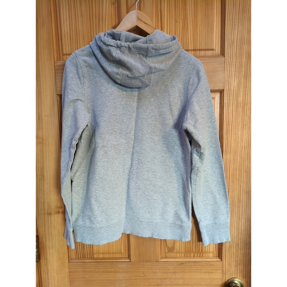 LL Bean Hoodie Womens S Reg Gray Sweatshirt Mountain Cozy Camp Sweater Thumbhole - Picture 7 of 12